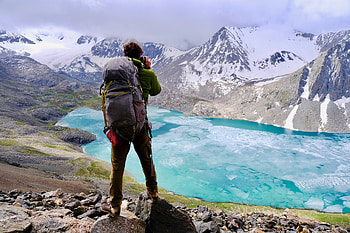Lake Ala-Kul, Backpacking HD wallpaper