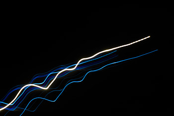 Waves, Lines, Wavy, Neon HD wallpaper