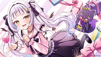Murasaki Shion, hololive, Murasaki Shion, Anime, Virtual Youtuber HD wallpaper