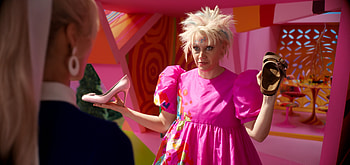 Barbie 2023 Featuring Colorful Fashion Scene, Kate McKinnon, movie, Barbie (2023) HD wallpaper