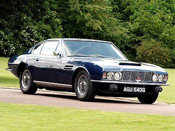Trees, Aston Martin, Cars, Side View, 1967, Retro, Dbs HD wallpaper