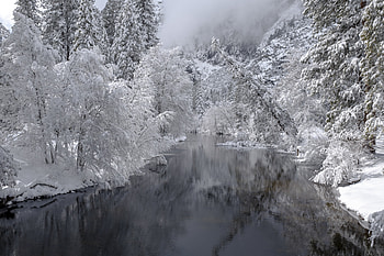 Landscape, Winter, Nature, Rivers, Trees, Snow HD wallpaper