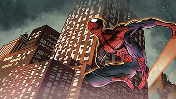 Spider Man Looking To Queens, spiderman, superheroes, artwork, artist, artstation HD wallpaper