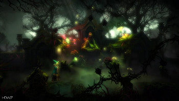 trine 2 wizard spooky forest HD wallpaper