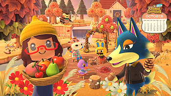 Animal Crossing: New Horizons - Cozy Autumn Harvest, Animal Crossing: New Horizons HD wallpaper