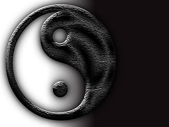 Yin & Yang - Cracked, yin and yang, cracked HD wallpaper