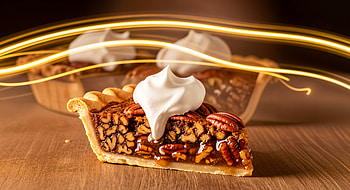 Pecan Pie Glow — Dessert, Pecan Pie, Dessert, Whipped Cream HD wallpaper