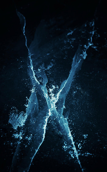 Ice, Macro, Texture, Textures, Cracks, Crack HD phone wallpaper