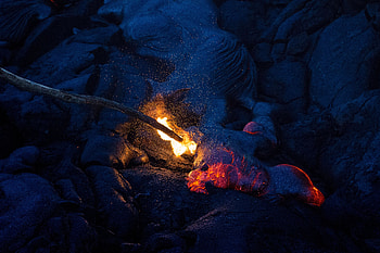 Fire, Coals, Dark, Ash HD wallpaper