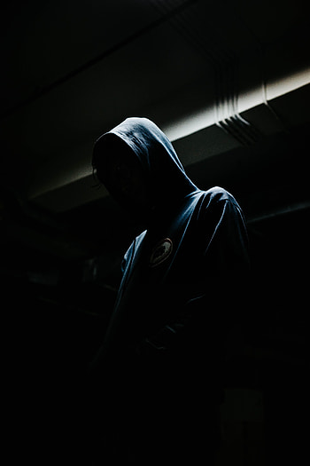 Dark, Darkness, Human, Person, Hood HD phone wallpaper