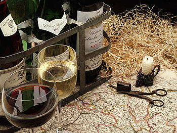 Wine, white, medoc, candle, corkscrew, red, glass, bottle HD wallpaper