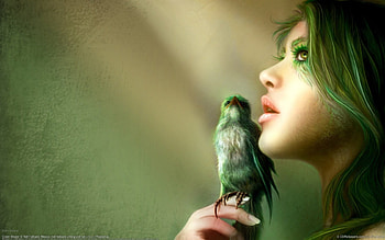 green world, world, green HD wallpaper