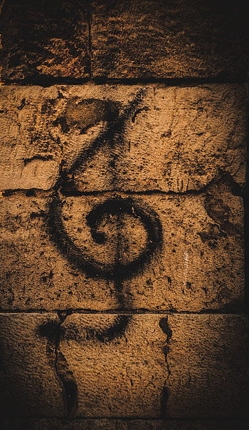Music, Miscellanea, Miscellaneous, Paint, Wall, Note, Symbol, Treble Clef HD phone wallpaper