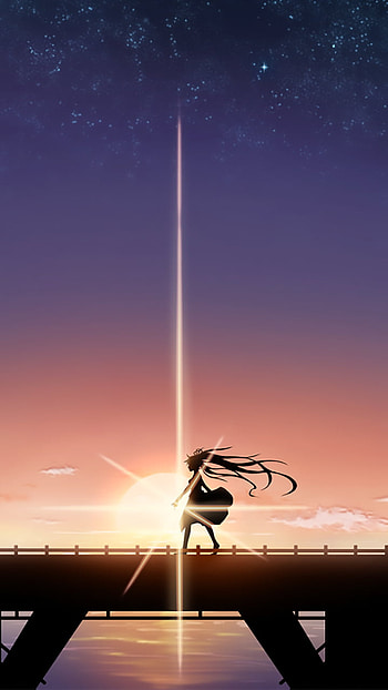 Hatsune Miku: Twilight Bridge Vocaloid Sunset Reverie Starbeam Miku, Hatsune Miku, Anime, Vocaloid HD phone wallpaper