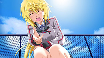 Dunois Charlotte, anime, pretty, infinite stratos, cute, girl HD wallpaper