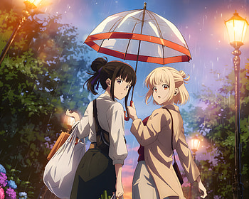 Anime, Lycoris Recoil, Takina Inoue, Chisato Nishikigi HD wallpaper