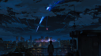 View From My Home 1, anime-boy, anime, 1 HD wallpaper
