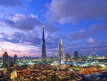 United Arab Emirates, Dubai blackout, Horizon graphy, Marina HD wallpaper