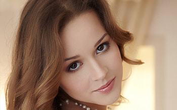 Brunette Brown Eyes, girls, eyes HD wallpaper