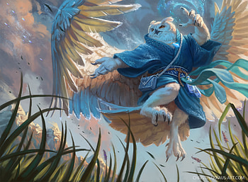 Nilak, fantasy, bird, christina kraus, bufnita, owl, creature, blue, wings, art, pasari HD wallpaper