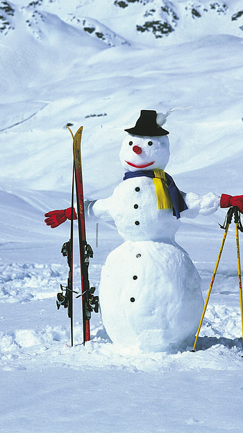 Snowman, Christmas White Snowman HD phone wallpaper