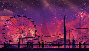 Festival Evening, artist, artwork, digital-art, deviantart HD wallpaper