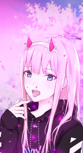 Zero two, pink, zerotwo, anime, rosa HD phone wallpaper