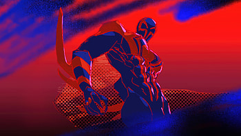 Spiderman 2099 Crusader, spiderman, spiderman-2099, superheroes, artist, artwork, digital-art, pixiv HD wallpaper