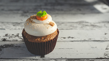 Cream, Muffins HD wallpaper