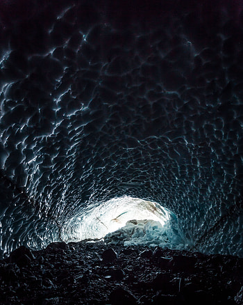Nature, Ice, Relief, Cave, Glacier HD phone wallpaper
