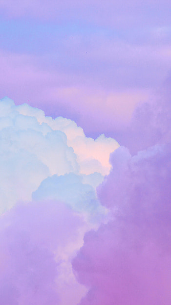Cloud sky purple art, , Majestic cloud formation, Heavenly hues HD phone wallpaper
