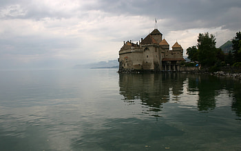 Landscape, Water, Architecture, Castles, Lakes HD wallpaper