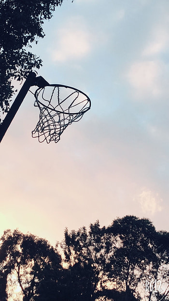 Netball game, Top backgrounds, Basketball sport, Venue backboard HD phone wallpaper