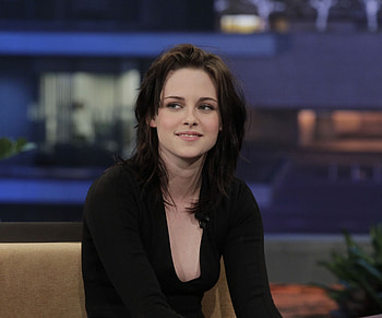 Kristen Stewart, black dress, 2018 HD wallpaper
