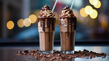 Decadent Chocolate Milkshake, Chocolate Milkshake, food, milkshake HD wallpaper