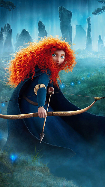 Princess Merida , Scottish folklore, Brave heroine, Legendary adventure HD phone wallpaper