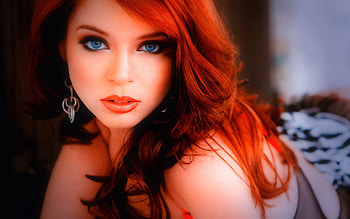 Blu-Eyed Redhead, style, fun, cowgirls, fashion, girls, women, redhead, models, female HD wallpaper