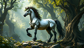 Courageous Centaur: A Ultra Adventure, horse, fantasy, forest, unicorn, mythical creature HD wallpaper