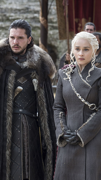 Jon Snow and Daenerys, House Targaryen HD phone wallpaper