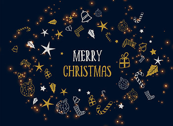 2019 Merry Christmas, abstract HD wallpaper