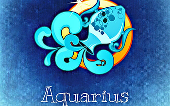 Aquarius , Captivating design, Zodiac inspiration HD wallpaper