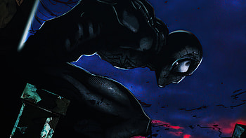 Black Suit Spiderman I Am Not Your Savior 2020, spiderman, superheroes, artwork, artist, deviantart HD wallpaper