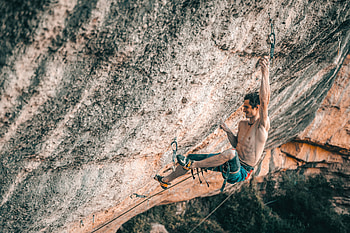 Adam Ondra, Climbing challenge, Ao climbing website, Sports HD wallpaper