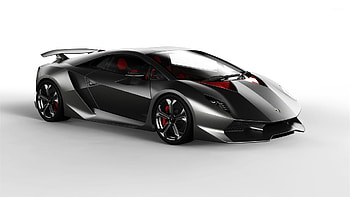 Black Lamborghini Sesto Elemento, Side view, Car , Speed demon HD wallpaper