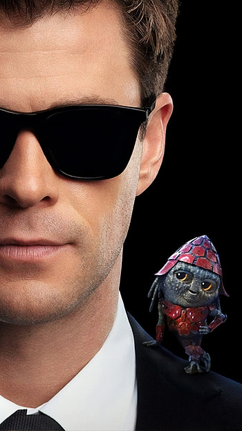 Chris Hemsworth, Men in Black International, poster, Sony Xperia HD phone wallpaper