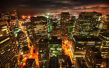 Cities, Night, r, California, San Francisco HD wallpaper