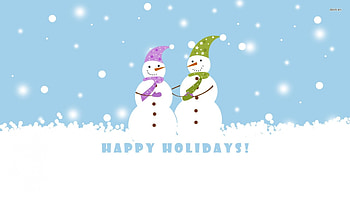 Happy Holidays, Men, Holidays, Snow, Happy HD wallpaper