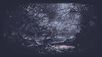 clearing, Digital Art, Digital Painting, Illustration, Artwork, Landscape HD wallpaper