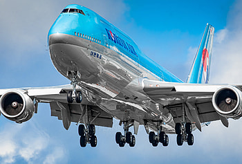 Korean Air, HL7644, Boeing 747-8, London Heathrow HD wallpaper