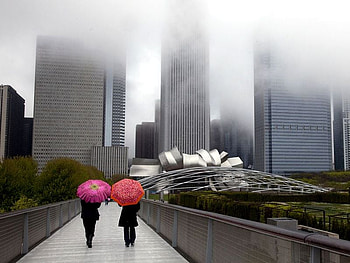 RAINY DAY, wet, rain, fogg, umbreallas, misst HD wallpaper